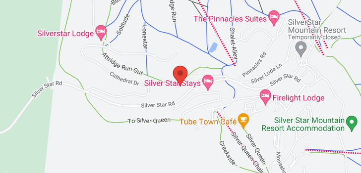 map of 9803 Silver Star Road